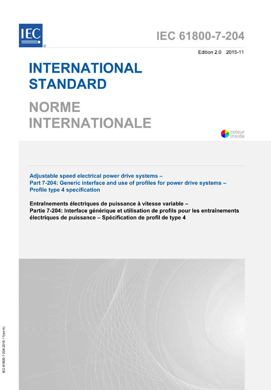 Cover IEC 61800-7-204:2015